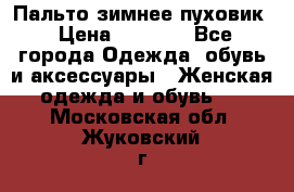 Пальто зимнее пуховик › Цена ­ 2 500 - Все города Одежда, обувь и аксессуары » Женская одежда и обувь   . Московская обл.,Жуковский г.